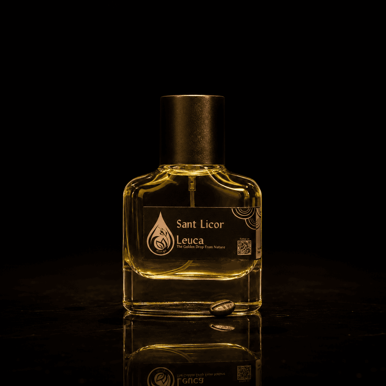 Botol dan kemasan parfum Leuca Sant Licor